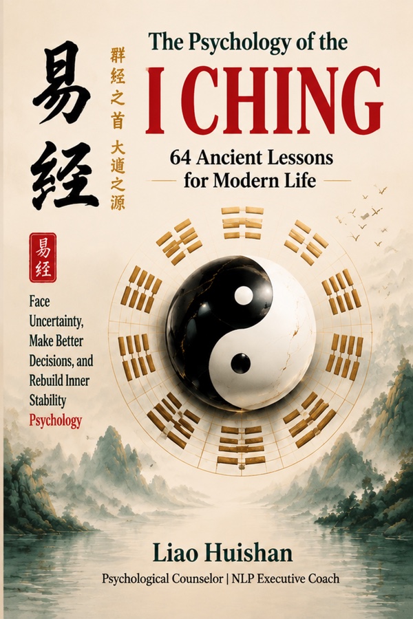 Cover of The Psychology of the I Ching: 64 Ancient Lessons for Modern Life Face Uncertainty, Make Better Decisions, and Rebuild Inner Stability by Liao Huishan